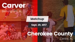 Matchup: Carver vs. Cherokee County  2017