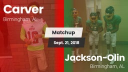 Matchup: Carver vs. Jackson-Olin  2018