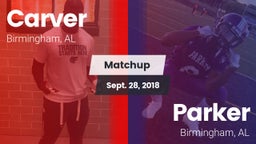Matchup: Carver vs. Parker  2018