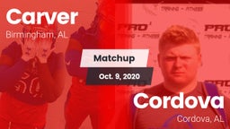 Matchup: Carver vs. Cordova  2020
