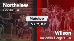 Matchup: Northview vs. Wilson  2016