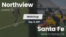 Matchup: Northview vs. Santa Fe  2017