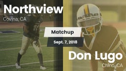 Matchup: Northview vs. Don Lugo  2018