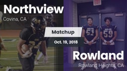 Matchup: Northview vs. Rowland  2018