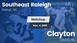 Matchup: Southeast Raleigh vs. Clayton  2016