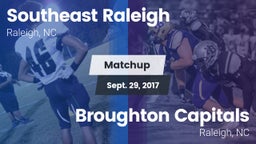 Matchup: Southeast Raleigh vs. Broughton Capitals 2017