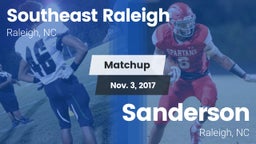 Matchup: Southeast Raleigh vs. Sanderson  2017