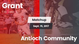 Matchup: Grant vs. Antioch Community  2017