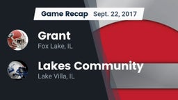 Recap: Grant  vs. Lakes Community  2017