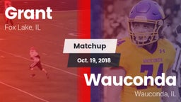 Matchup: Grant vs. Wauconda  2018