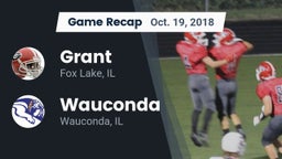 Recap: Grant  vs. Wauconda  2018