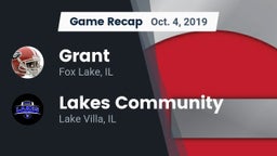 Recap: Grant  vs. Lakes Community  2019