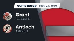 Recap: Grant  vs. Antioch  2019
