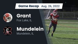 Recap: Grant  vs. Mundelein  2022