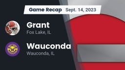 Recap: Grant  vs. Wauconda  2023