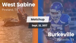 Matchup: West Sabine vs. Burkeville  2017