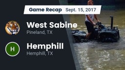 Recap: West Sabine  vs. Hemphill  2017
