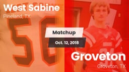 Matchup: West Sabine vs. Groveton  2018