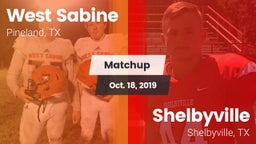 Matchup: West Sabine vs. Shelbyville  2019