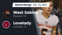 Recap: West Sabine  vs. Lovelady  2021