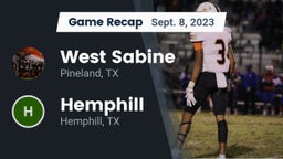 Recap: West Sabine  vs. Hemphill  2023