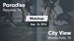 Matchup: Paradise vs. City View  2016