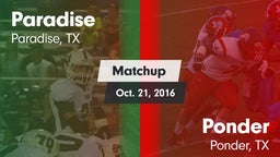 Matchup: Paradise vs. Ponder  2015