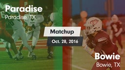 Matchup: Paradise vs. Bowie  2015