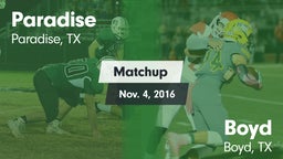 Matchup: Paradise vs. Boyd  2016