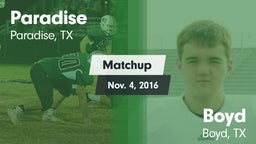 Matchup: Paradise vs. Boyd  2015