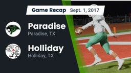 Recap: Paradise  vs. Holliday  2017