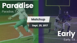 Matchup: Paradise vs. Early  2017