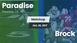Matchup: Paradise vs. Brock  2017