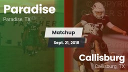 Matchup: Paradise vs. Callisburg  2018