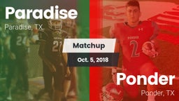 Matchup: Paradise vs. Ponder  2018