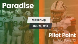 Matchup: Paradise vs. Pilot Point  2018