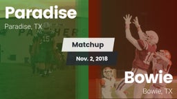 Matchup: Paradise vs. Bowie  2018