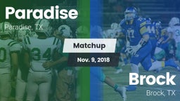 Matchup: Paradise vs. Brock  2018