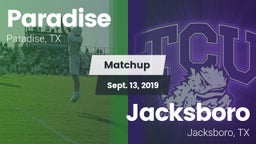 Matchup: Paradise vs. Jacksboro  2019