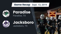 Recap: Paradise  vs. Jacksboro  2019