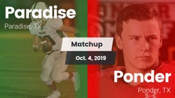 Matchup: Paradise vs. Ponder  2019