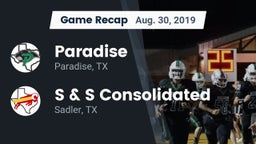 Recap: Paradise  vs. S & S Consolidated  2019