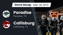 Recap: Paradise  vs. Callisburg  2019
