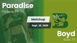 Matchup: Paradise vs. Boyd  2020