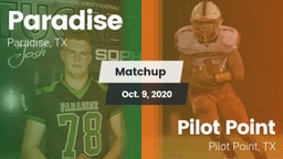 Matchup: Paradise vs. Pilot Point  2020