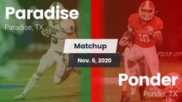 Matchup: Paradise vs. Ponder  2020