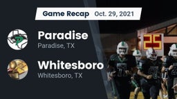 Recap: Paradise  vs. Whitesboro  2021