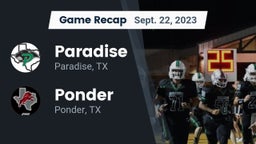 Recap: Paradise  vs. Ponder  2023