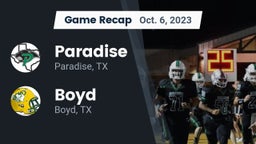 Recap: Paradise  vs. Boyd  2023