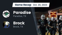 Recap: Paradise  vs. Brock  2023